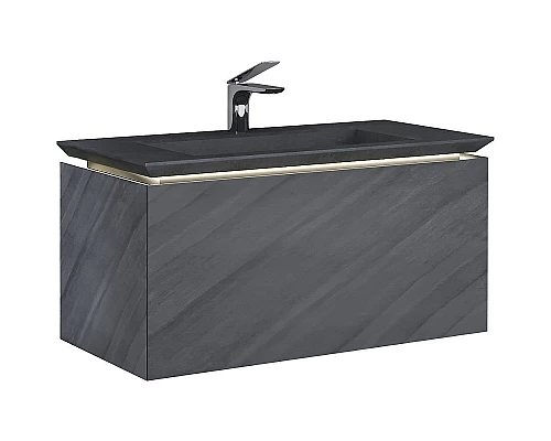 Приобрести Тумба под раковину Jorno Incline 100 Inc.01.100/P/Bet/JR подвесная Бетон в магазине сантехники Santeh-Crystal.ru