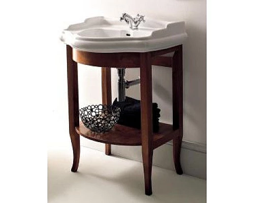 Заказать Тумба под раковину открытая Kerasan Retro 7350 Орех в магазине сантехники Santeh-Crystal.ru