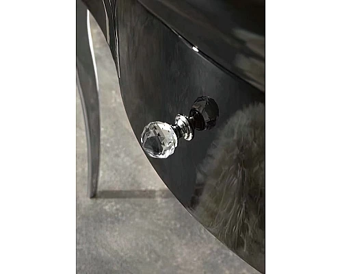 Приобрести Тумба под раковину Kerasan Retro 100 7363K3 Черный глянец в магазине сантехники Santeh-Crystal.ru