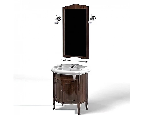 Заказать Тумба под раковину Kerasan Retro 65 734940 Орех в магазине сантехники Santeh-Crystal.ru