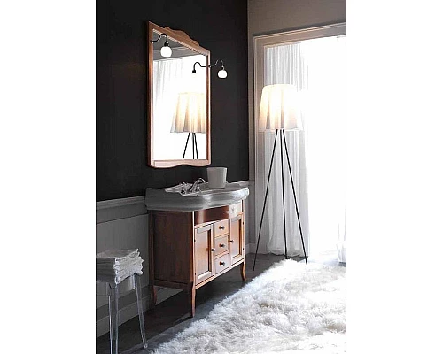 Купить Зеркало Kerasan Retro 90 734540 Орех в магазине сантехники Santeh-Crystal.ru