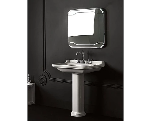 Приобрести Зеркало Kerasan Waldorf 80 740701 c выключателем в магазине сантехники Santeh-Crystal.ru