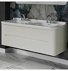 Тумба под раковину Kerasan Waldorf 144 925430 подвесная Bi vaniglia matt