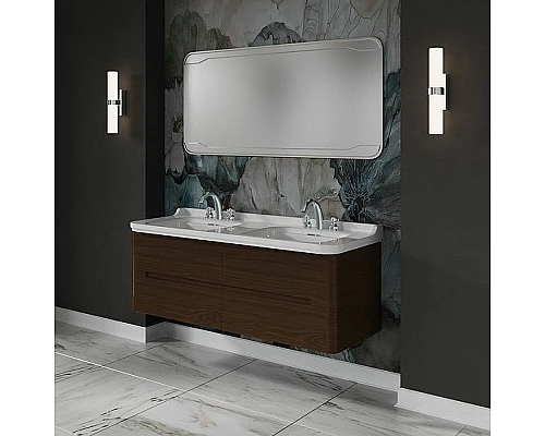 Купить Тумба под раковину Kerasan Waldorf 144 925446 подвесная Noce в магазине сантехники Santeh-Crystal.ru