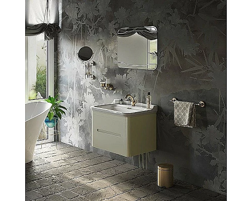 Приобрести Тумба под раковину Kerasan Waldorf 74 925630 подвесная Bi vaniglia matt в магазине сантехники Santeh-Crystal.ru