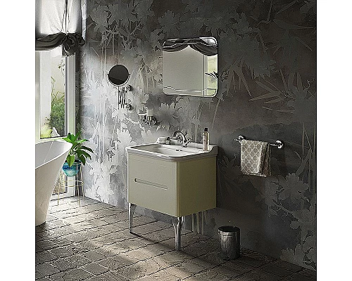 Приобрести Тумба под раковину Kerasan Waldorf 74 925630 подвесная Bi vaniglia matt в магазине сантехники Santeh-Crystal.ru