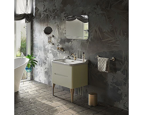 Приобрести Тумба под раковину Kerasan Waldorf 74 925630 подвесная Bi vaniglia matt в магазине сантехники Santeh-Crystal.ru