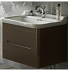 Тумба под раковину Kerasan Waldorf 74 925646 подвесная Noce