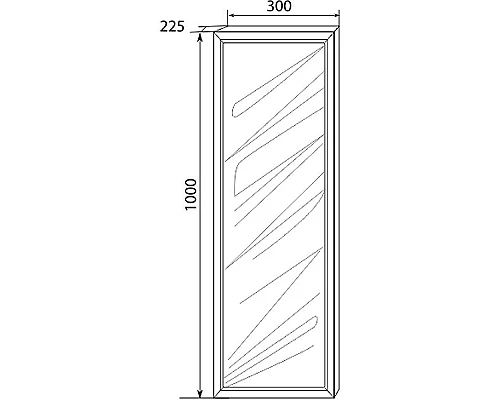 Заказать Шкаф пенал Marka One Glace 30П L У73578 Белый глянцевый в магазине сантехники Santeh-Crystal.ru