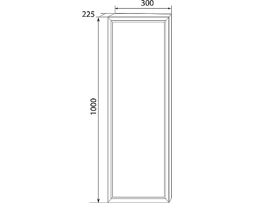 Купить Шкаф пенал Marka One Milacco 30П L У73209 Blue Marble в магазине сантехники Santeh-Crystal.ru
