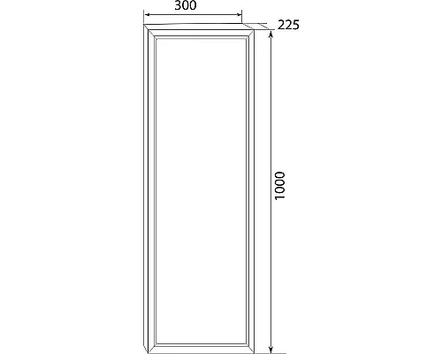 Заказать Шкаф пенал Marka One Milacco 30П R У83977 Blue Marble в магазине сантехники Santeh-Crystal.ru