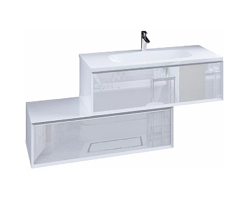 Заказать Тумба Marka One Milacco 100П У83577 подвесная Pure White в магазине сантехники Santeh-Crystal.ru