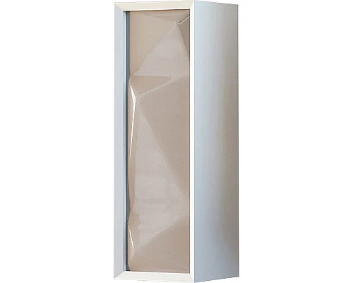 Купить Шкаф пенал Marka One Romb 30П L У73556 подвесной Cappuccino в магазине сантехники Santeh-Crystal.ru