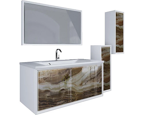 Заказать Шкаф пенал Marka One Seattle 30П R У73157 подвесной Onyx в магазине сантехники Santeh-Crystal.ru