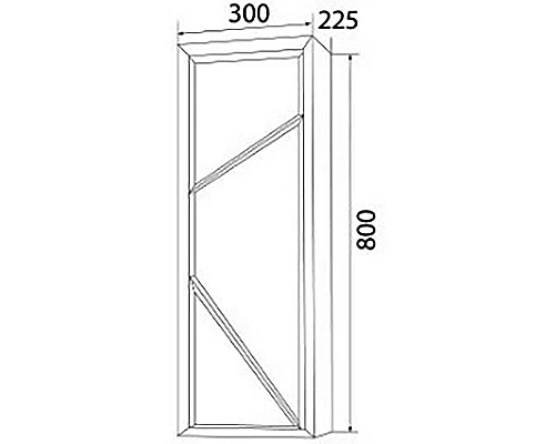 Купить Шкаф пенал Marka One Seattle 30П L У73219 подвесной Blue marble в магазине сантехники Santeh-Crystal.ru