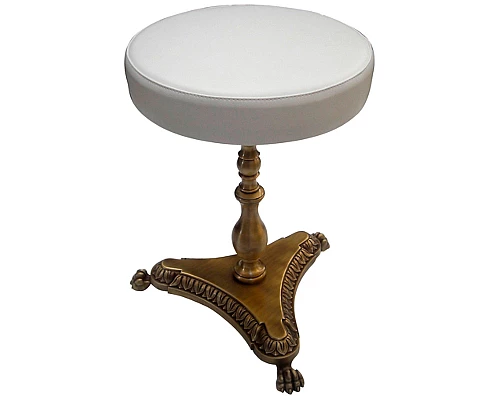 Приобрести Пуф Migliore Elisabetta 17008 Бронза Белый в магазине сантехники Santeh-Crystal.ru