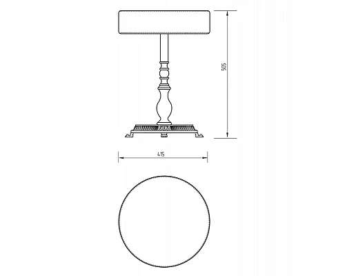 Приобрести Пуф Migliore Elisabetta 17008 Бронза Белый в магазине сантехники Santeh-Crystal.ru