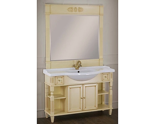 Приобрести Зеркало Migliore Kantri 120 26693 Бежевое в магазине сантехники Santeh-Crystal.ru