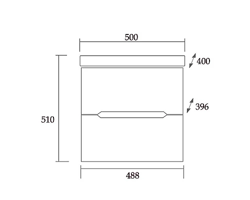 Приобрести Тумба под раковину Onika Айленд 50.13 105021 подвесная Белая в магазине сантехники Santeh-Crystal.ru