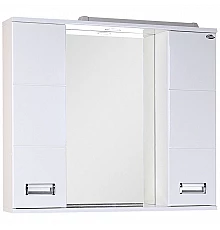 Зеркало со шкафом Onika Балтика 80.01 208024 с подсветкой Белое