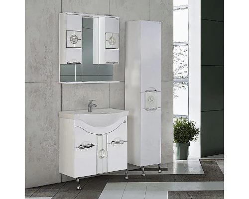 Приобрести Тумба под раковину Onika Флорена 80 108021 Белая в магазине сантехники Santeh-Crystal.ru