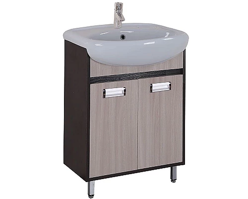 Заказать Тумба под раковину Onika Гамма 60 Ясень Венге в магазине сантехники Santeh-Crystal.ru