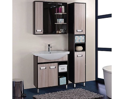 Заказать Тумба под раковину Onika Гамма 75 Ясень Венге в магазине сантехники Santeh-Crystal.ru