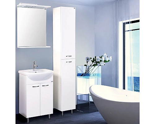 Купить Тумба под раковину Onika Коралл 60 Белая в магазине сантехники Santeh-Crystal.ru