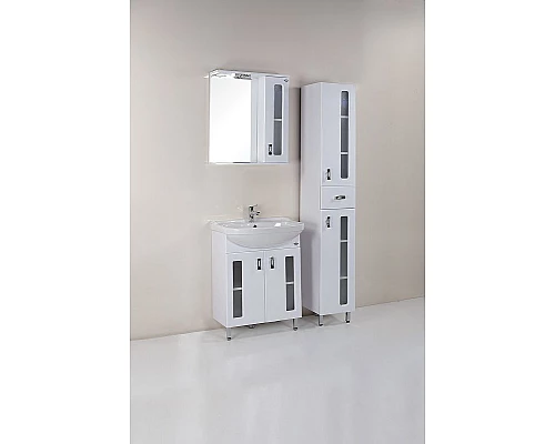 Приобрести Тумба под раковину Onika Кристалл 65.18 106545 Белая в магазине сантехники Santeh-Crystal.ru