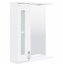Зеркало со шкафом Onika Кристалл 58.01 205817 с подсветкой Белое