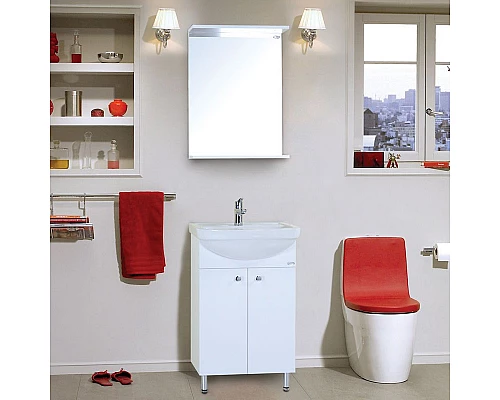 Приобрести Тумба под раковину Onika Крит 52 Белая в магазине сантехники Santeh-Crystal.ru