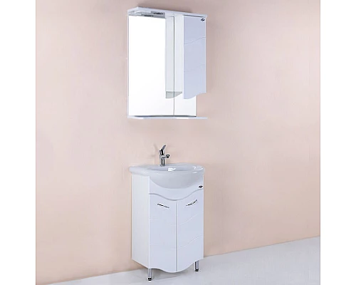 Купить Тумба под раковину Onika Лайн 50 Белая в магазине сантехники Santeh-Crystal.ru