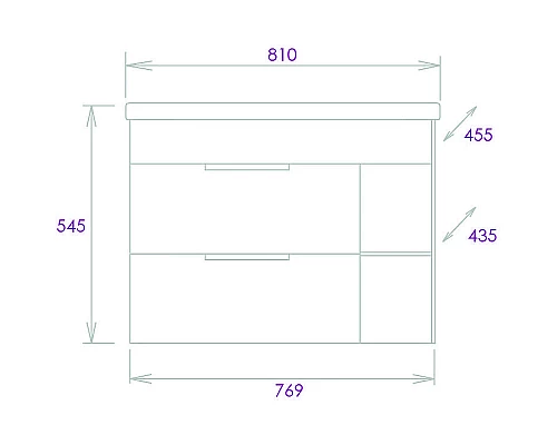 Заказать Тумба под раковину Onika Легран 80.13 108047 подвесная Дуб галифакс в магазине сантехники Santeh-Crystal.ru