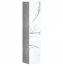 Шкаф пенал Onika Марбл 30.10 403076 подвесной Мрамор Камень бетонный