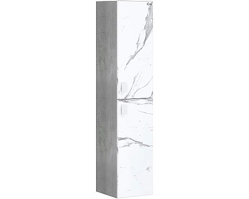 Приобрести Шкаф пенал Onika Марбл 30.10 403076 подвесной Мрамор Камень бетонный в магазине сантехники Santeh-Crystal.ru