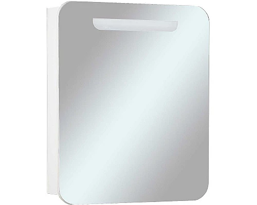 Приобрести Зеркальный шкаф Onika Неаполь 60.01 R 206064 с подсветкой Белый в магазине сантехники Santeh-Crystal.ru