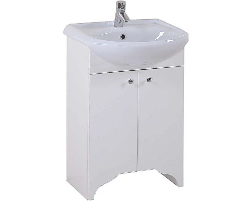 Заказать Тумба под раковину Onika Омега 50.10 105015 Белая в магазине сантехники Santeh-Crystal.ru