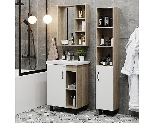 Заказать Зеркало Onika Тимбер 60.00 206070 Дуб сонома в магазине сантехники Santeh-Crystal.ru