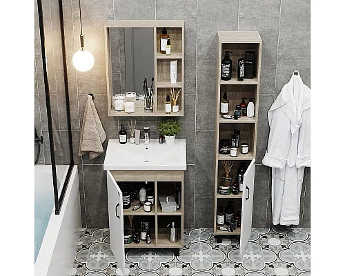 Заказать Зеркало Onika Тимбер 60.00 206070 Дуб сонома в магазине сантехники Santeh-Crystal.ru