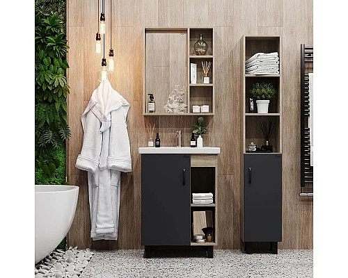 Заказать Зеркало Onika Тимбер 60.00 206070 Дуб сонома в магазине сантехники Santeh-Crystal.ru