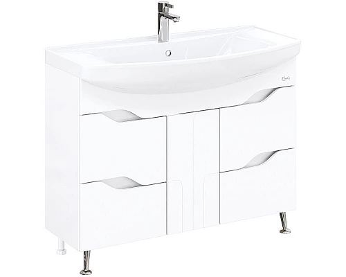 Купить Тумба под раковину Onika ВЕРОНЭЛЛА 105.16 110508 Белая в магазине сантехники Santeh-Crystal.ru