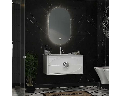 Приобрести Зеркало Opadiris Ибица 60 00-00006614 с подсветкой с сенсорным выключателем в магазине сантехники Santeh-Crystal.ru