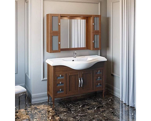 Купить Подвесной шкаф Opadiris Мираж 23 00-00000064 Светлый орех в магазине сантехники Santeh-Crystal.ru