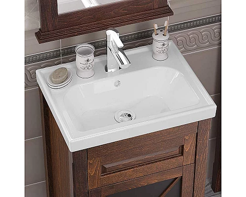 Приобрести Тумба под раковину Opadiris Палермо 50 R 00-00002360 Светлый орех в магазине сантехники Santeh-Crystal.ru