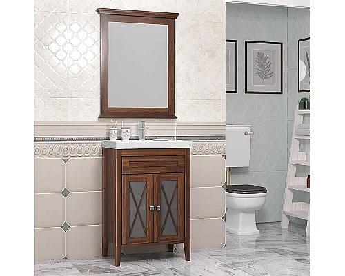 Заказать Зеркало Opadiris Палермо 60 00-00006725 Светлый орех в магазине сантехники Santeh-Crystal.ru