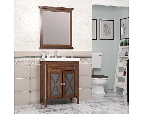 Приобрести Зеркало Opadiris Палермо 70 00-00006727 Светлый орех в магазине сантехники Santeh-Crystal.ru