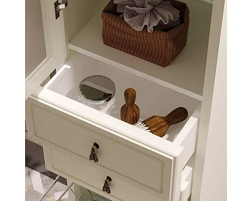 Заказать Тумба под раковину Opadiris Риспекто 105 Z0000006705 Слоновая кость ручки Бронза в магазине сантехники Santeh-Crystal.ru