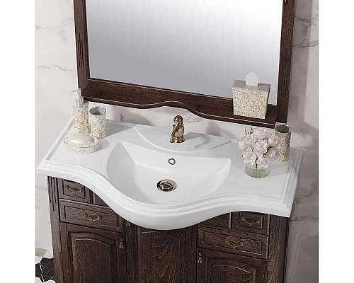 Заказать Тумба под раковину Opadiris Риспекто 105 Z0000001784 Орех антикварный ручки Бронза в магазине сантехники Santeh-Crystal.ru