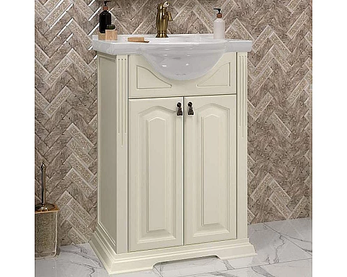 Купить Тумба под раковину Opadiris Риспекто 55 00-00005759 Слоновая кость в магазине сантехники Santeh-Crystal.ru