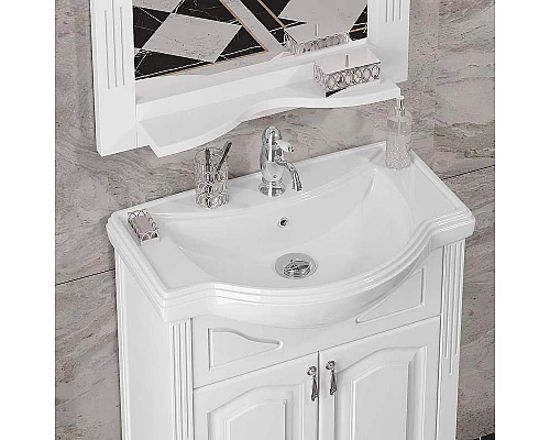 Заказать Тумба под раковину Opadiris Риспекто 65 00-00005813 Белая матовая в магазине сантехники Santeh-Crystal.ru